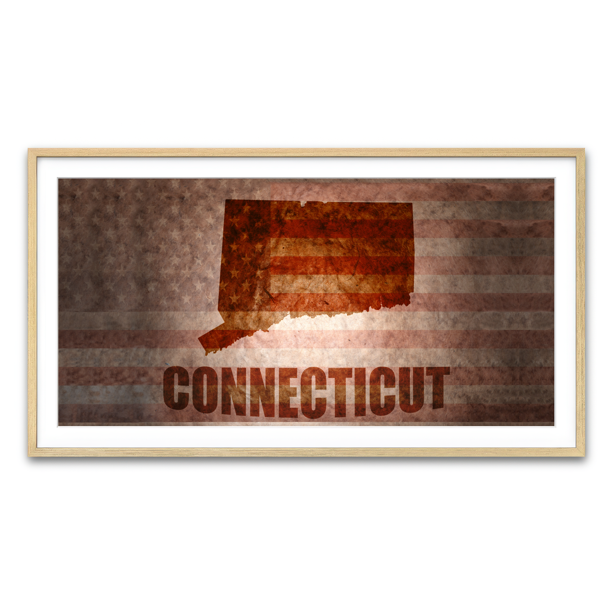 Framed Print 2x1 Natural