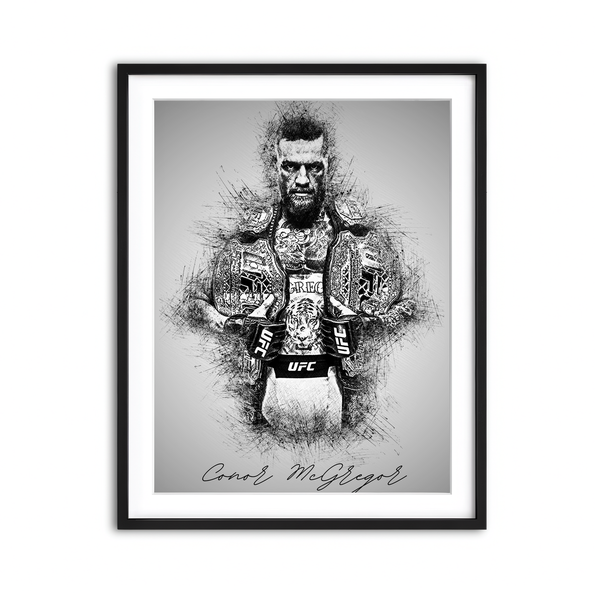 Framed Print 3x4 Black