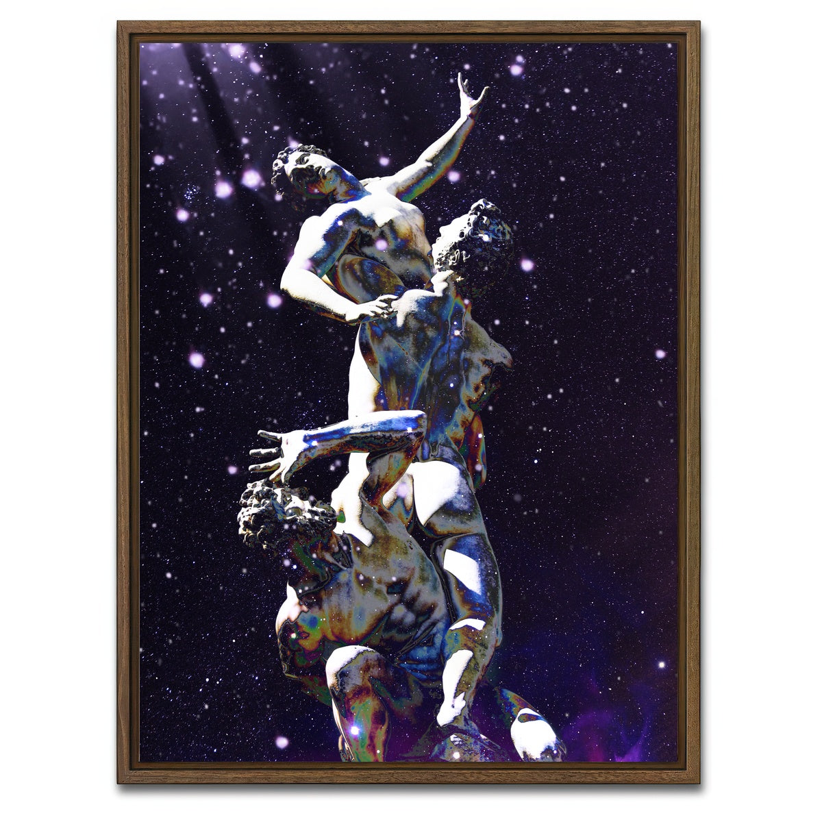 AUTO-MOCKUP WHITE | Constellation | 1 Piece | Walnut Framed Canvas | group=3x4