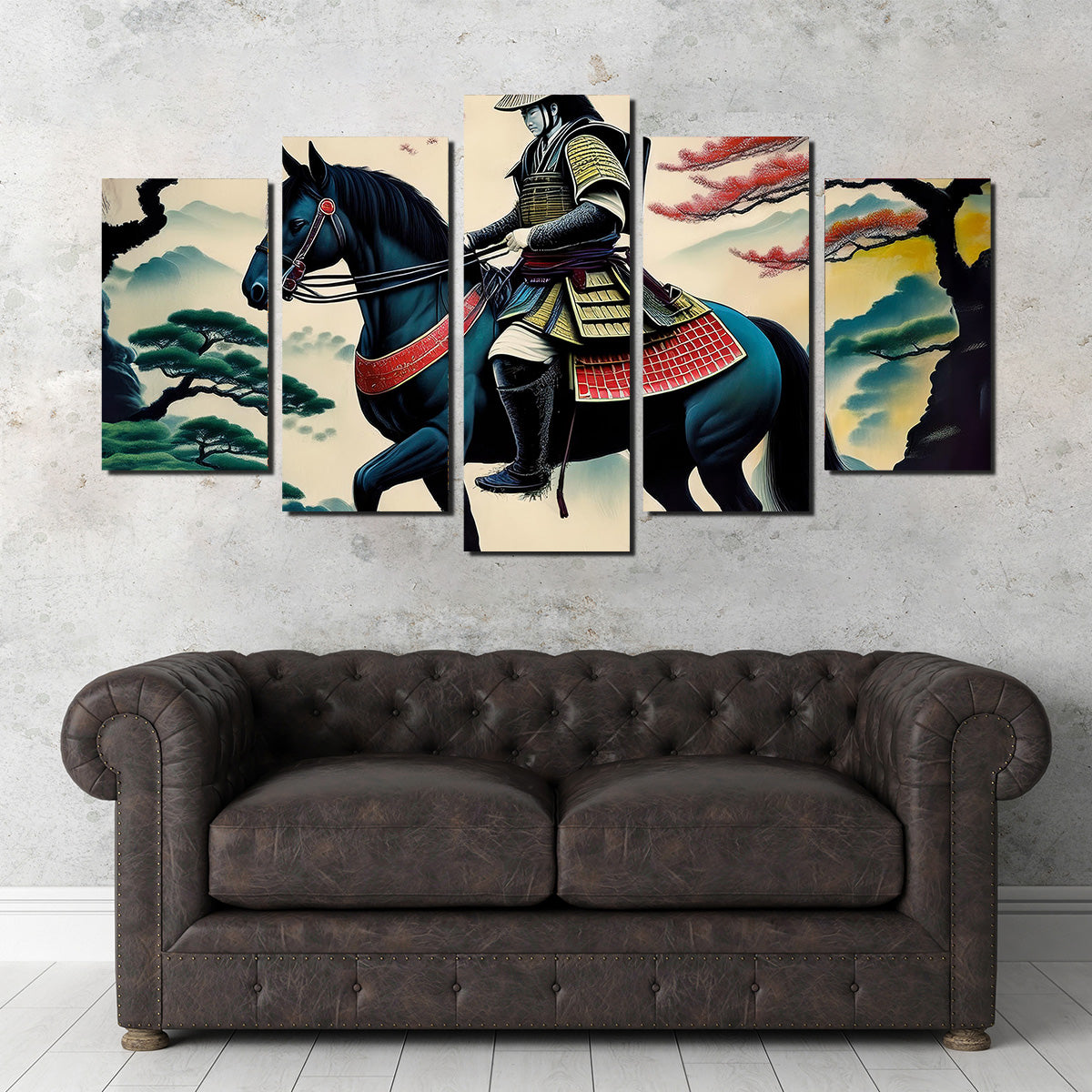 Contemporary Samurai Art Wall Art