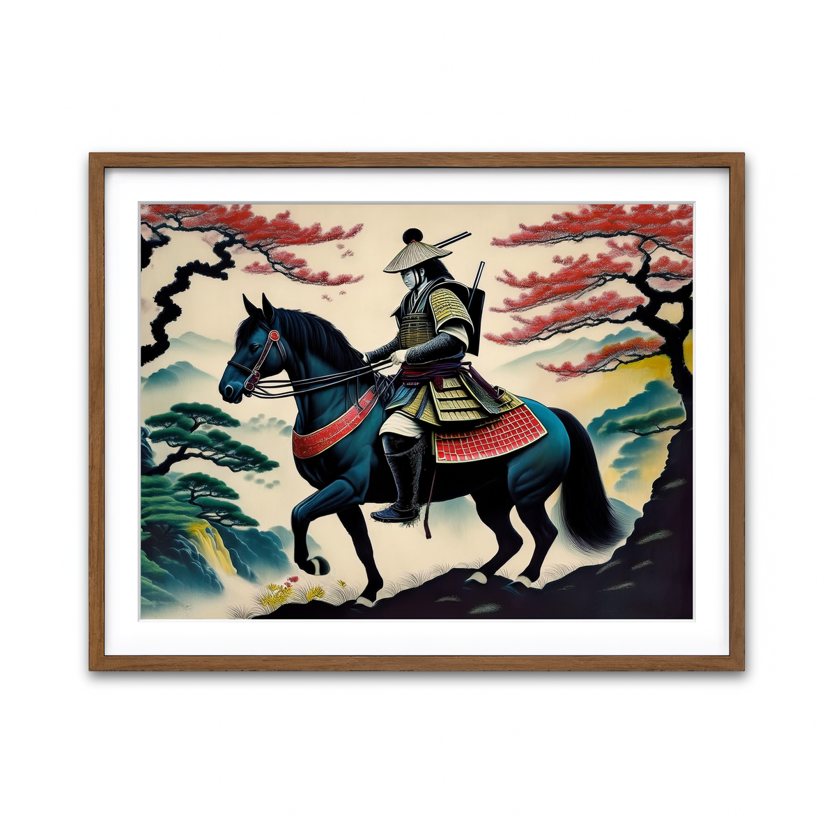 Framed Print 4x3 Walnut