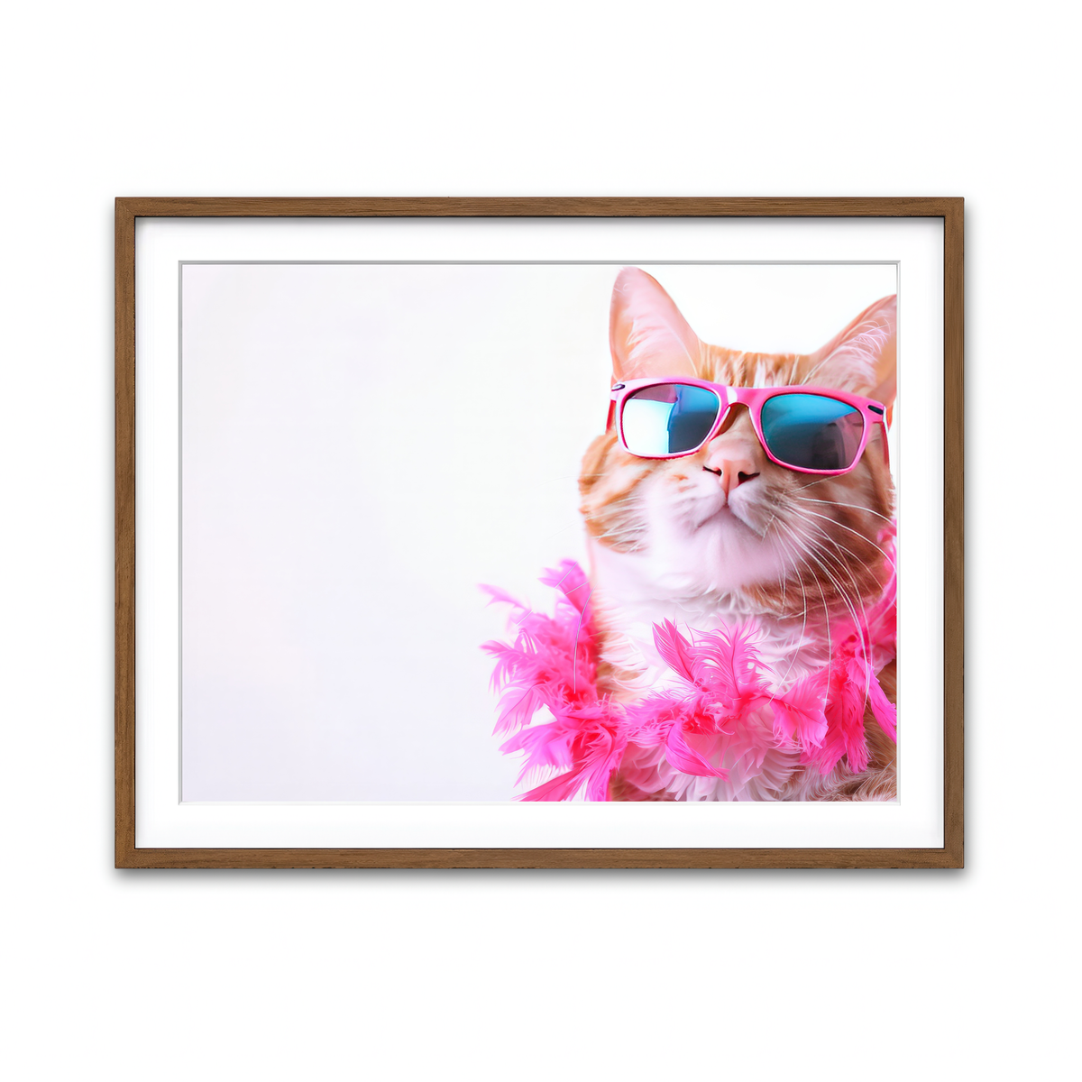 Framed Print 4x3 Walnut