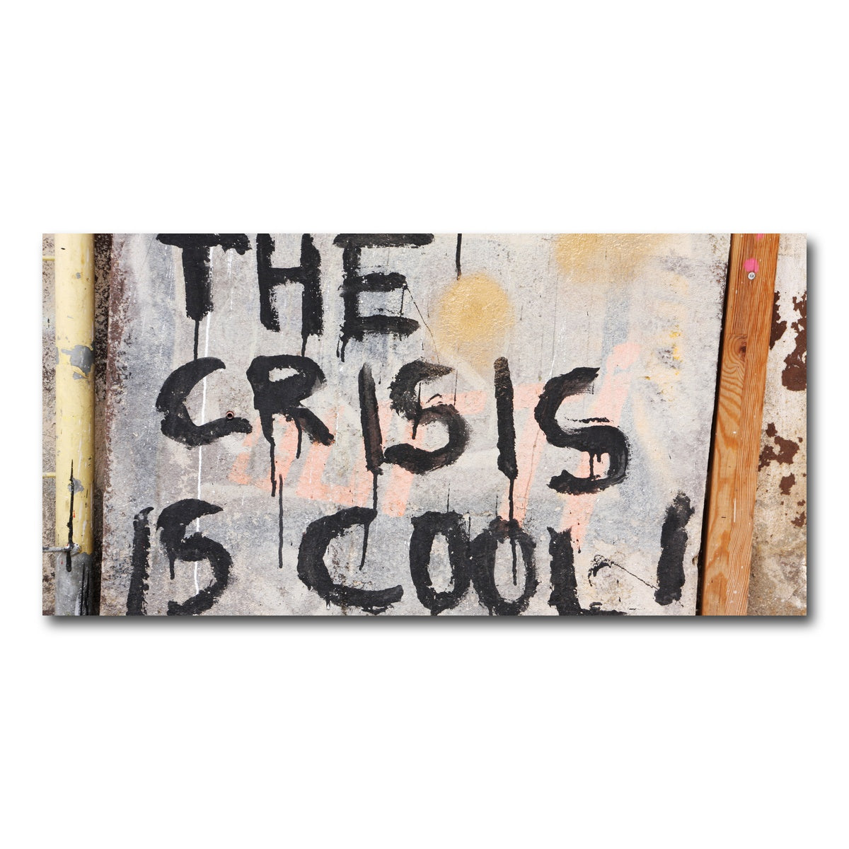 AUTO-MOCKUP WHITE | Cool Crisis - Berlin | 1 Piece | Gallery Wrap Canvas | group=2x1