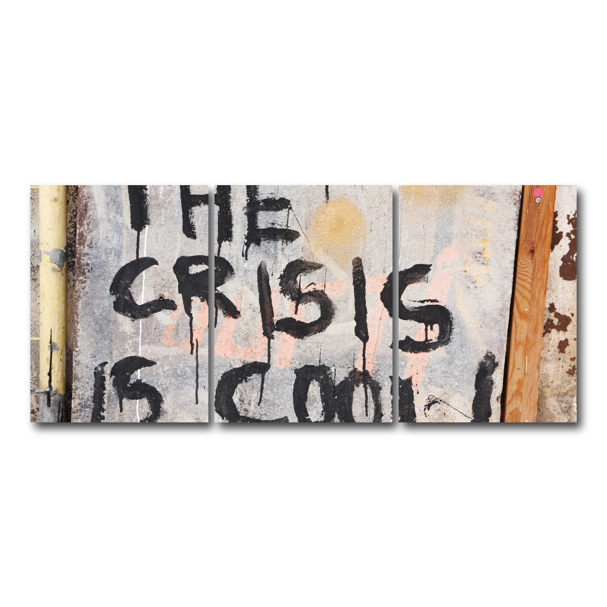 AUTO-MOCKUP WHITE | Cool Crisis - Berlin | 3 Piece | Gallery Wrap Canvas | group=18x24
