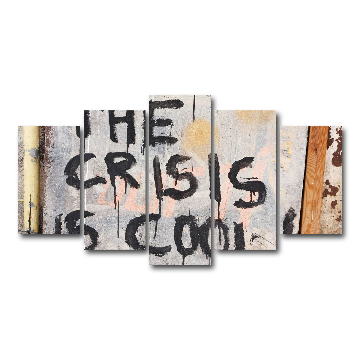 AUTO-MOCKUP WHITE | Cool Crisis - Berlin | 5 Piece | Gallery Wrap Canvas | group=5_normal