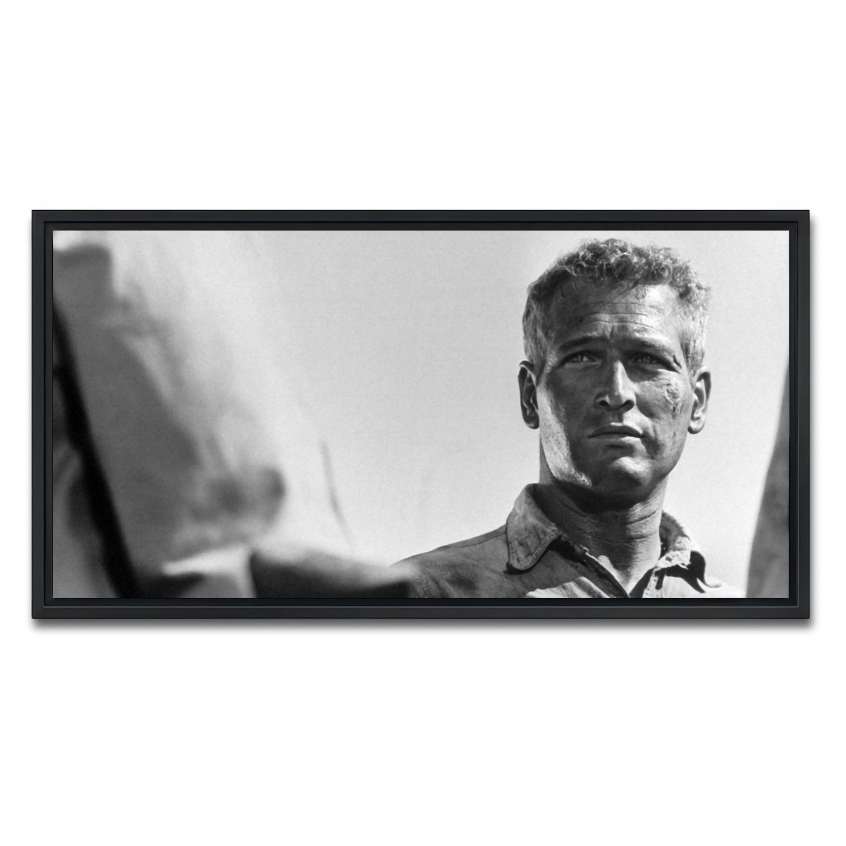 AUTO-MOCKUP WHITE | Cool Hand Luke | 1 Piece | Black Framed Canvas | group=2x1