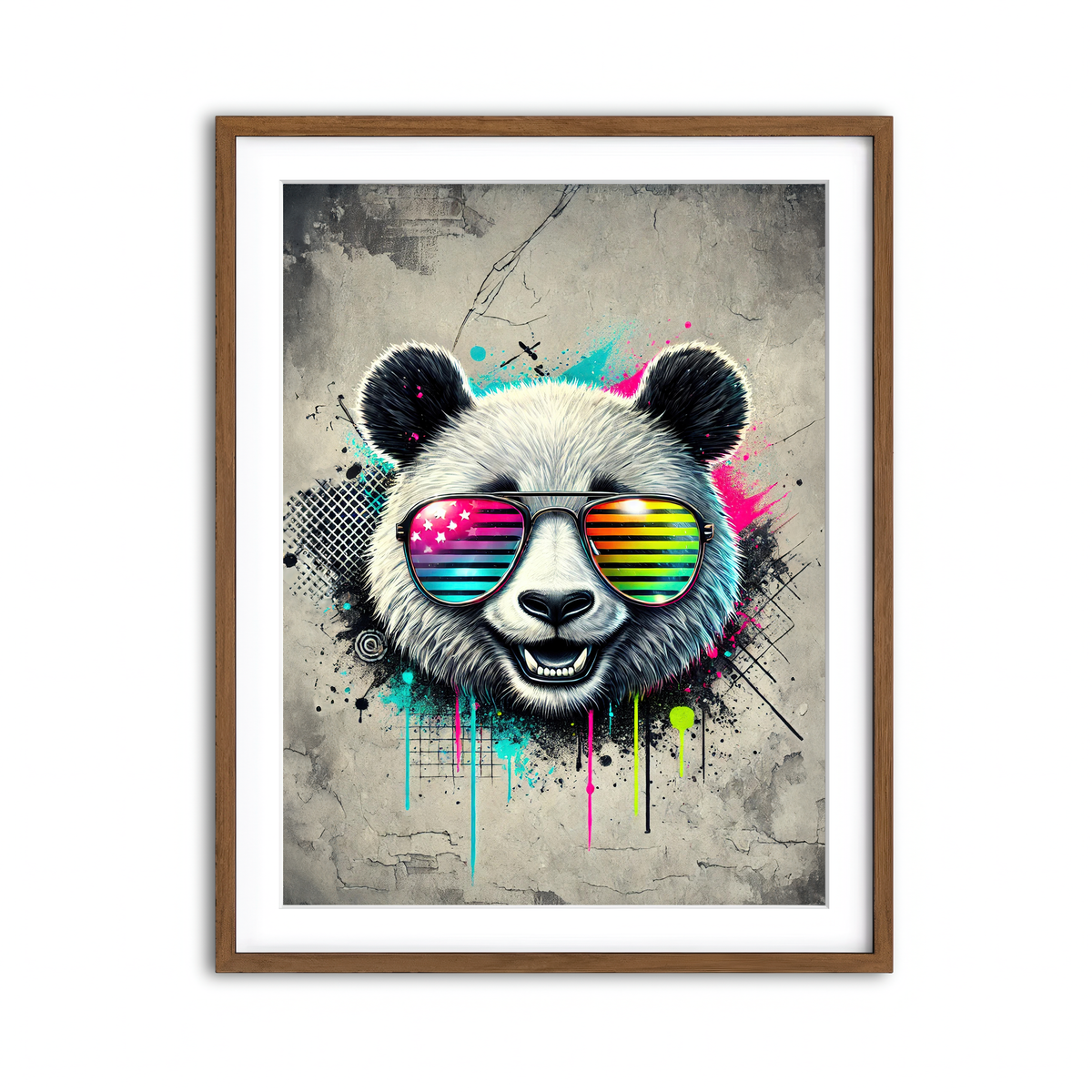 Framed Print 3x4 Walnut