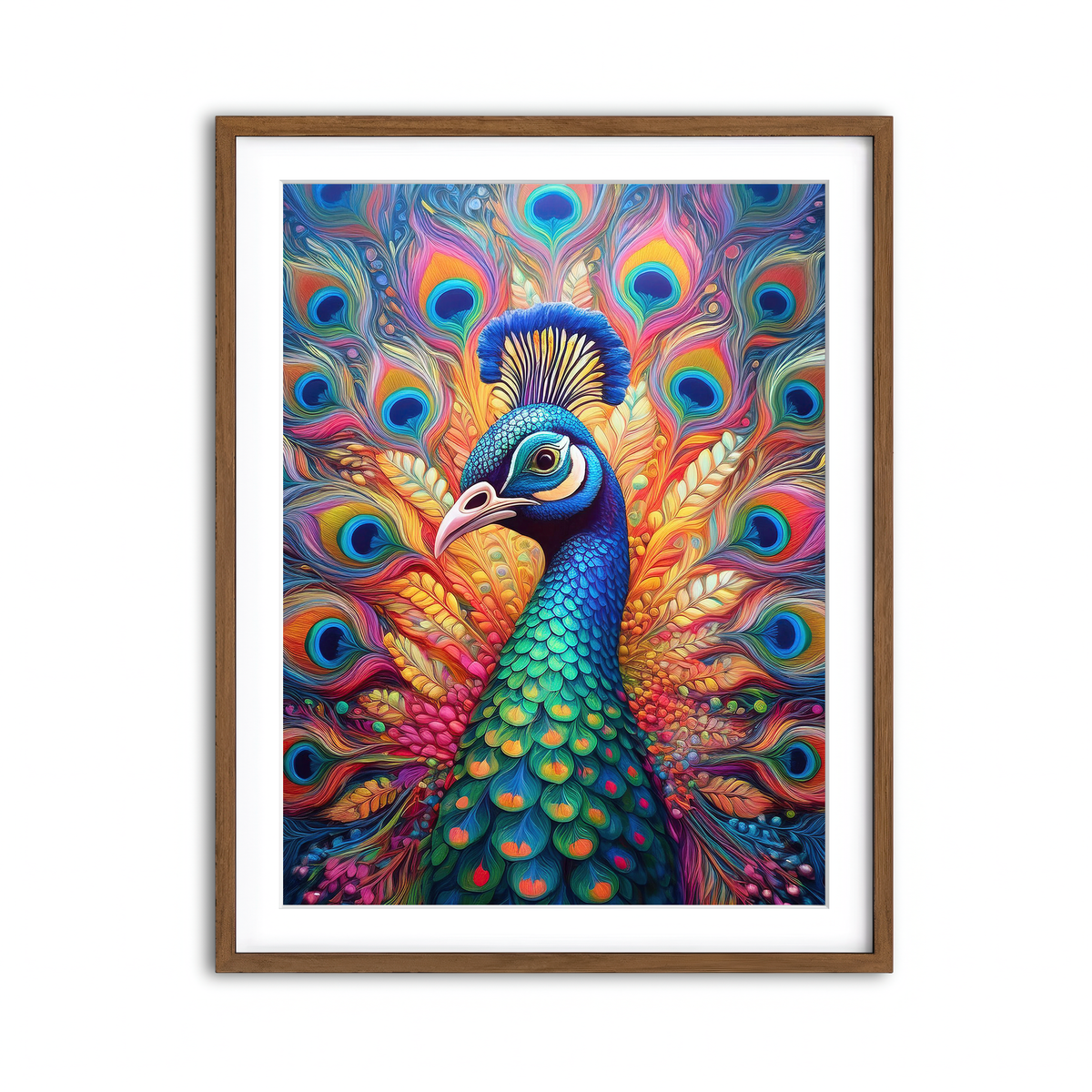 Framed Print 3x4 Walnut