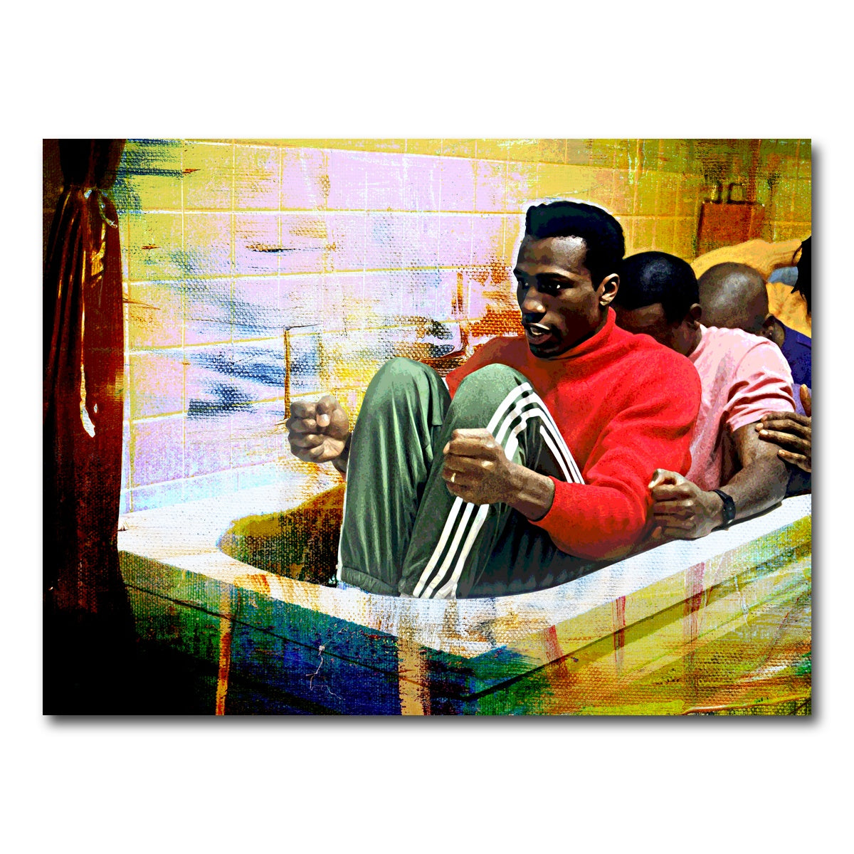 AUTO-MOCKUP WHITE | Cool Runnings Bathtub | 1 Piece | Gallery Wrap Canvas | group=4x3