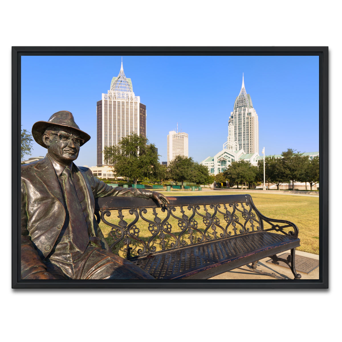 AUTO-MOCKUP WHITE | Cooper Riverside Park | 1 Piece | Black Framed Canvas | group=4x3