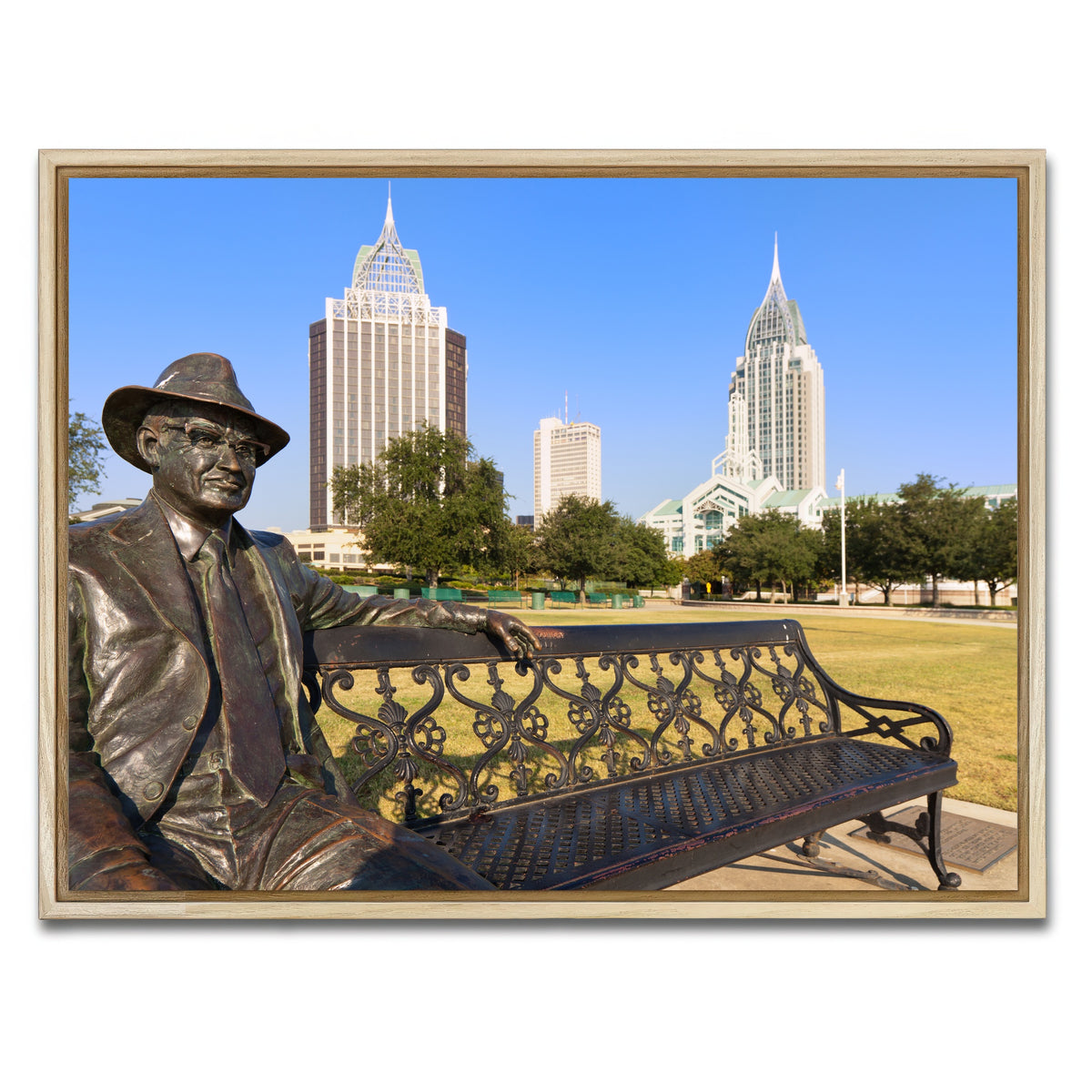 AUTO-MOCKUP WHITE | Cooper Riverside Park | 1 Piece | Natural Framed Canvas | group=4x3