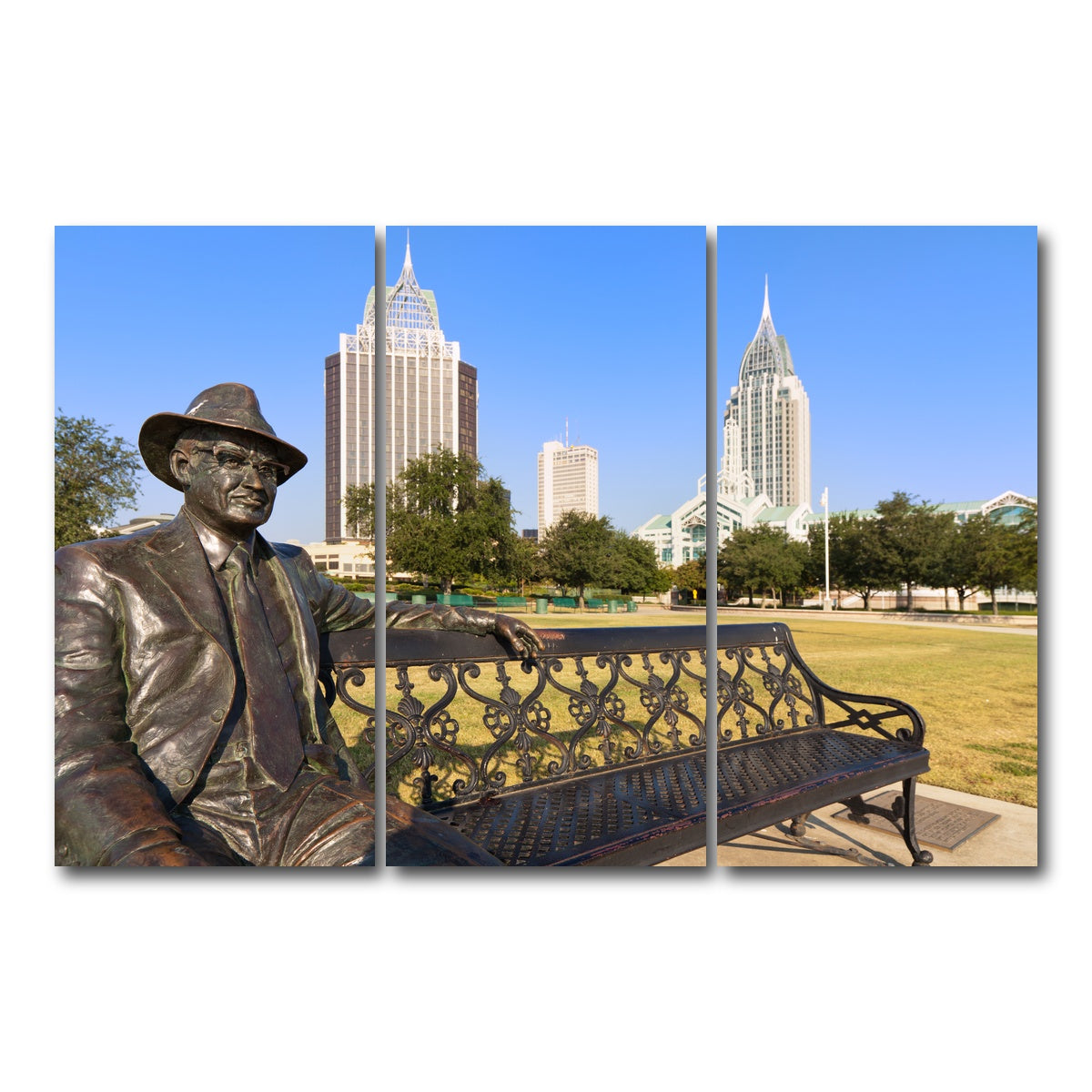 AUTO-MOCKUP WHITE | Cooper Riverside Park | 3 Piece | Gallery Wrap Canvas | group=12x24