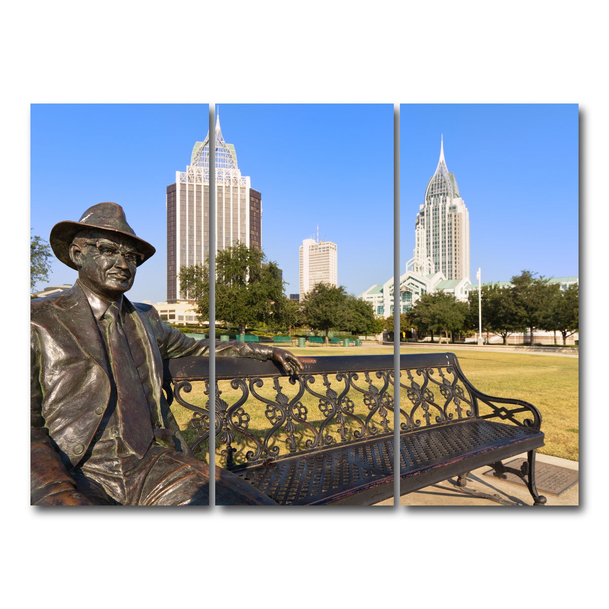 AUTO-MOCKUP WHITE | Cooper Riverside Park | 3 Piece | Gallery Wrap Canvas | group=8x18