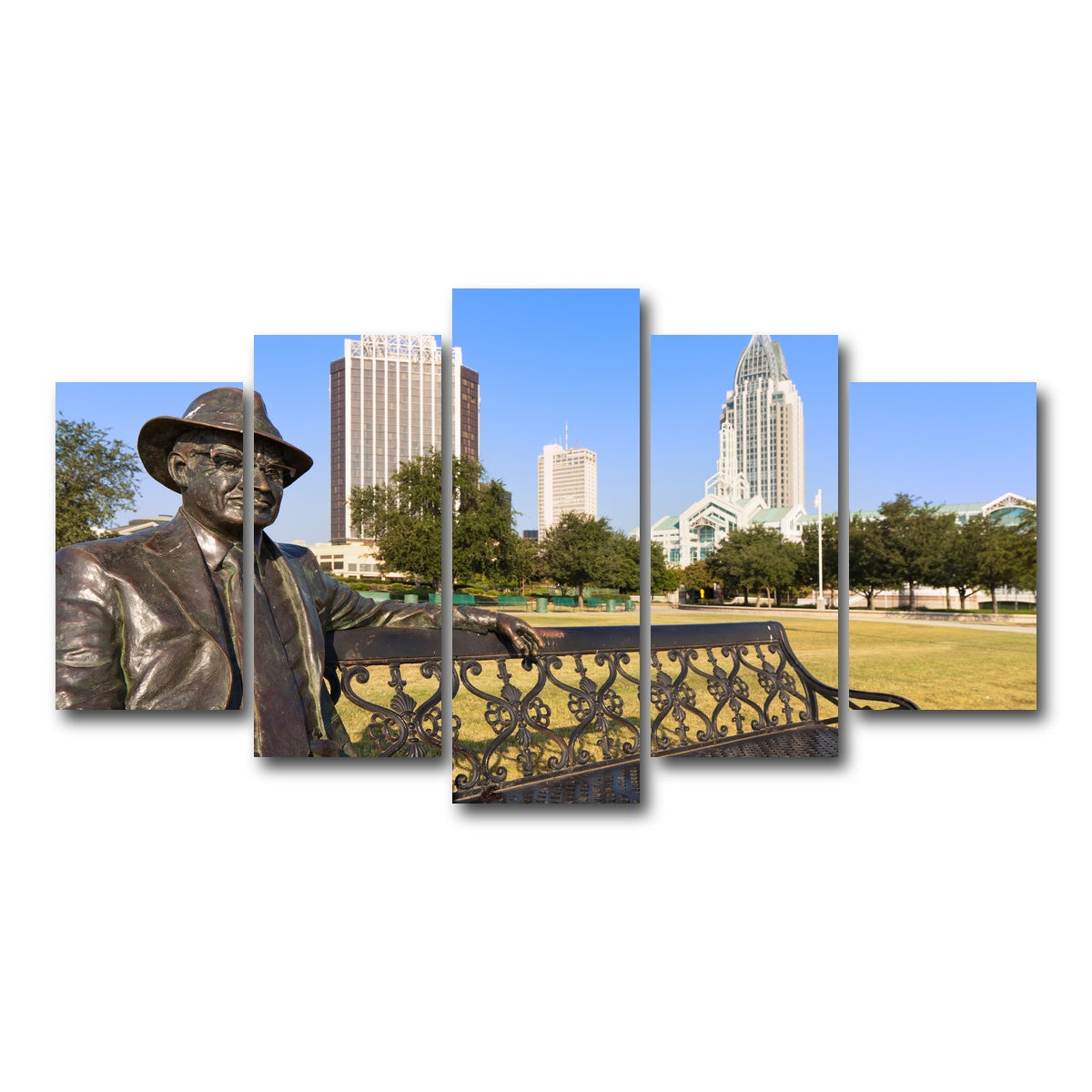 AUTO-MOCKUP WHITE | Cooper Riverside Park | 5 Piece | Gallery Wrap Canvas | group=5_normal