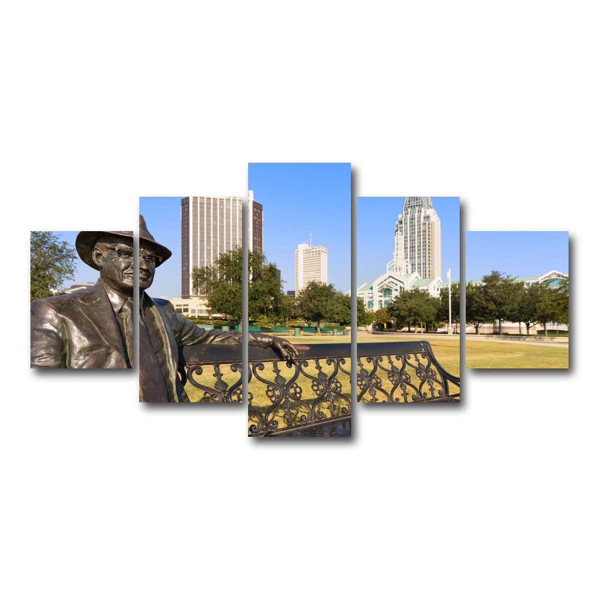 AUTO-MOCKUP WHITE | Cooper Riverside Park | 5 Piece | Gallery Wrap Canvas | group=5_short