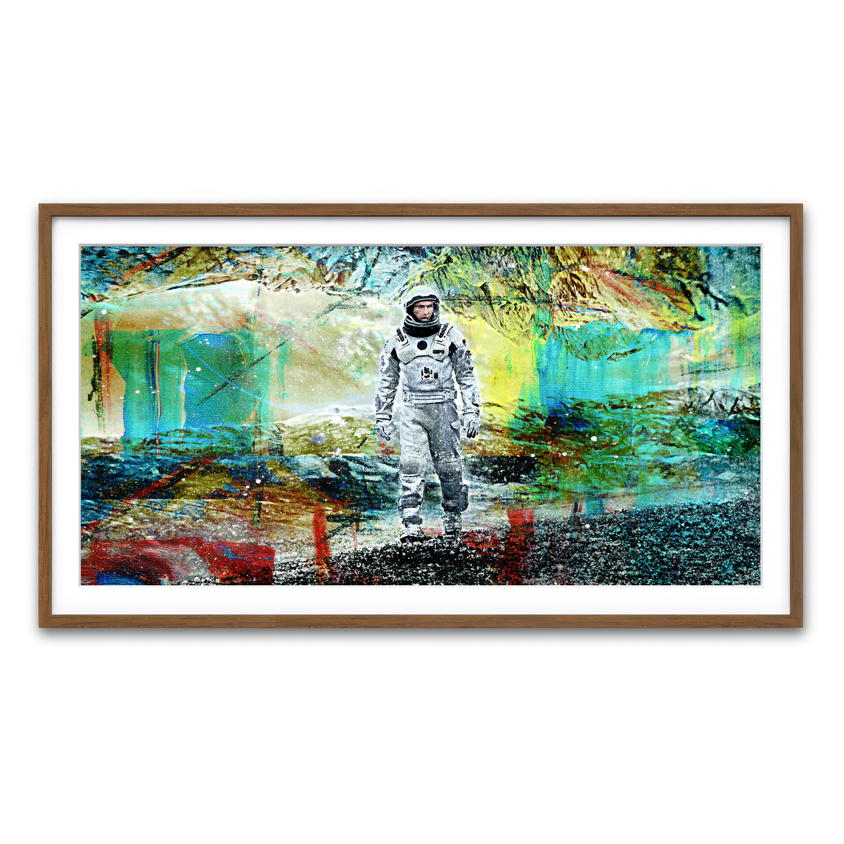 Framed Print 2x1 Walnut