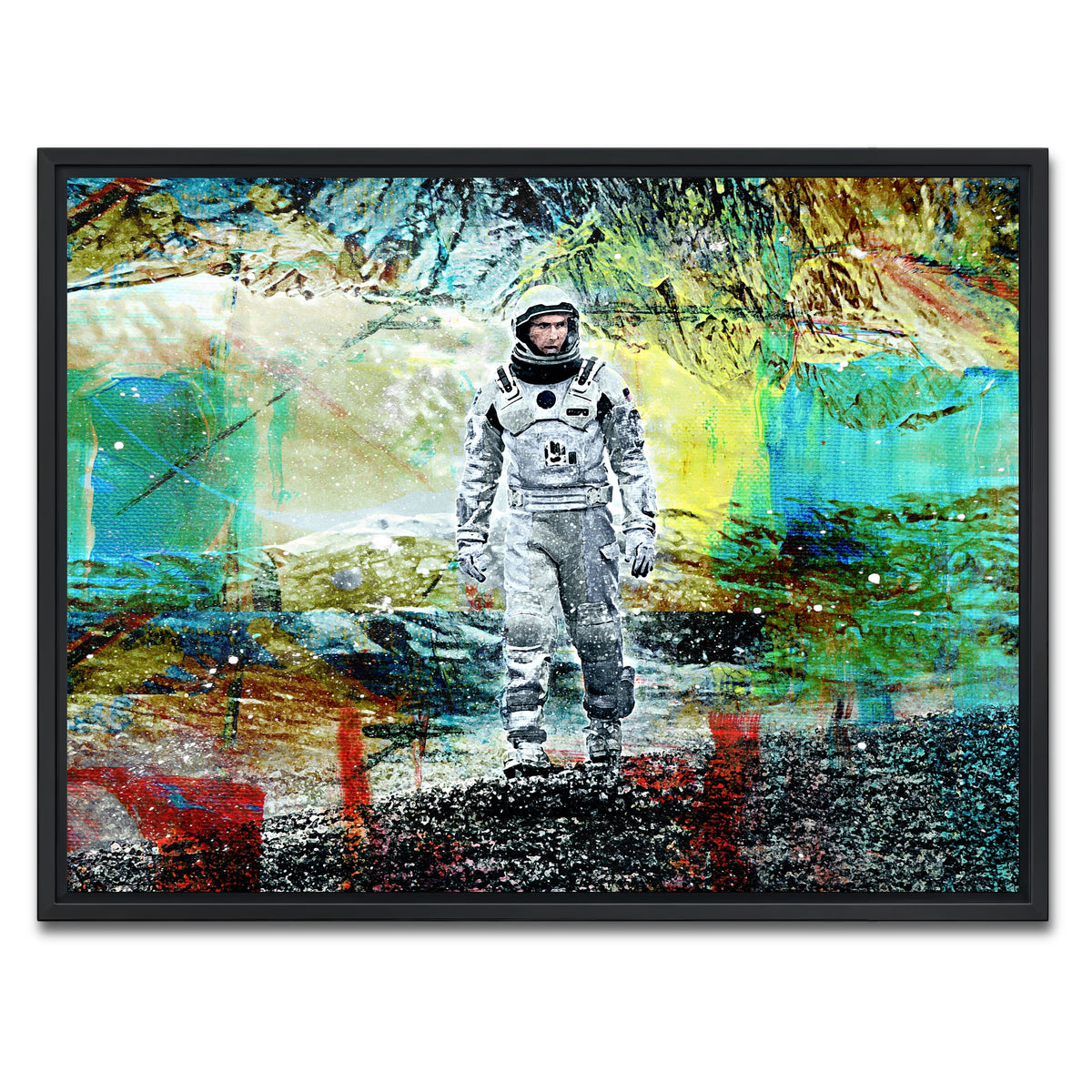 AUTO-MOCKUP WHITE | Cooper Walking | 1 Piece | Black Framed Canvas | group=4x3