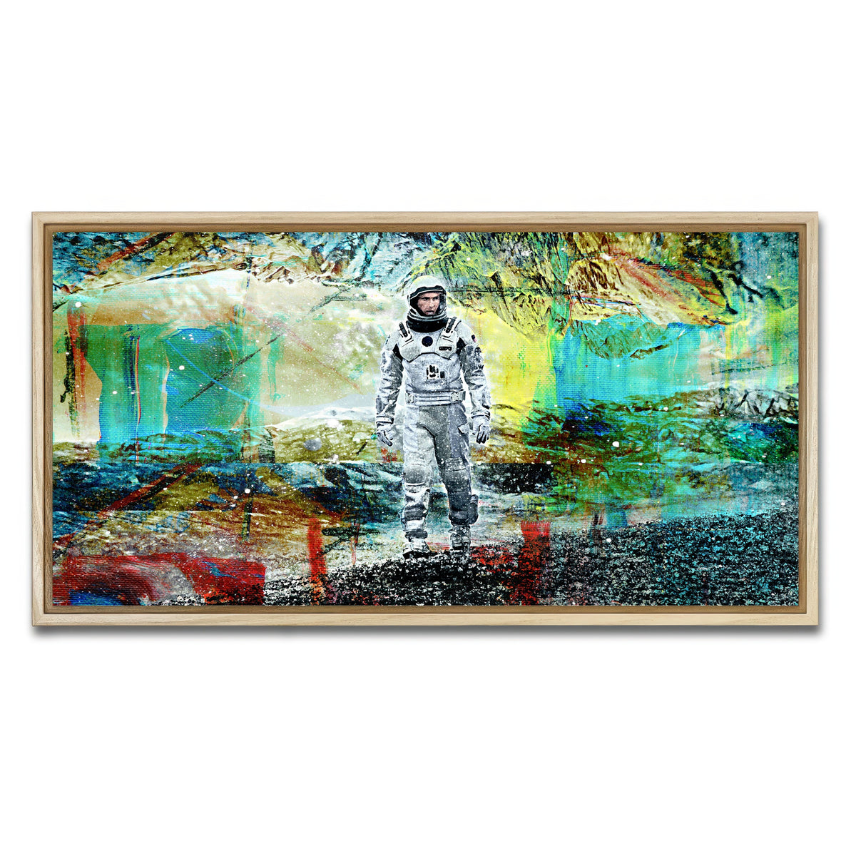 AUTO-MOCKUP WHITE | Cooper Walking | 1 Piece | Natural Framed Canvas | group=2x1