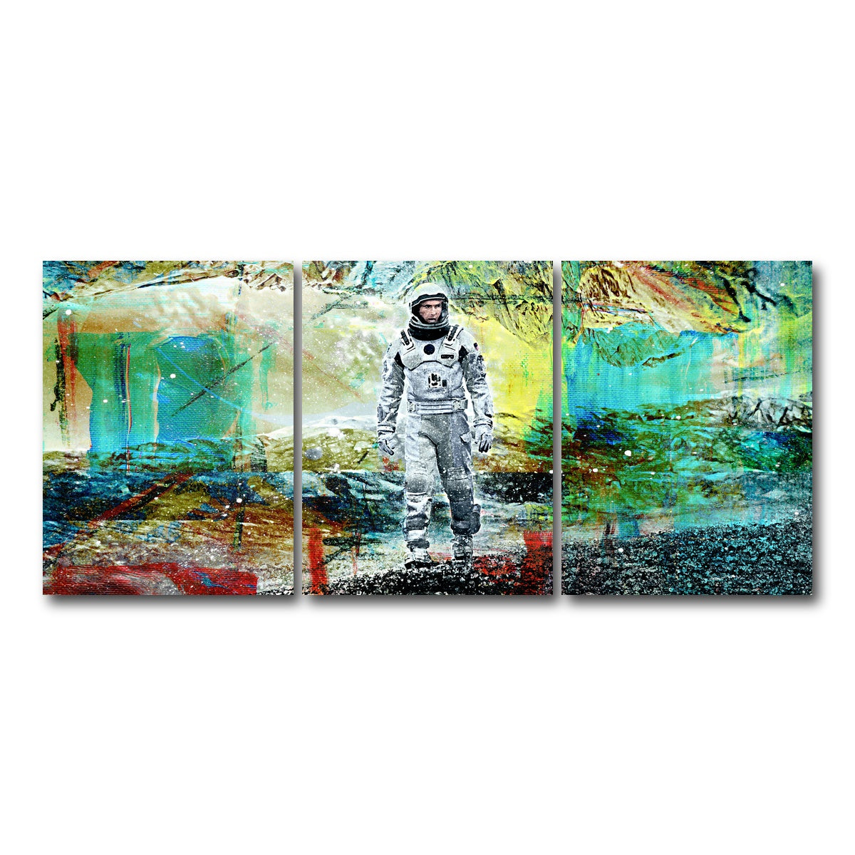 AUTO-MOCKUP WHITE | Cooper Walking | 3 Piece | Gallery Wrap Canvas | group=18x24