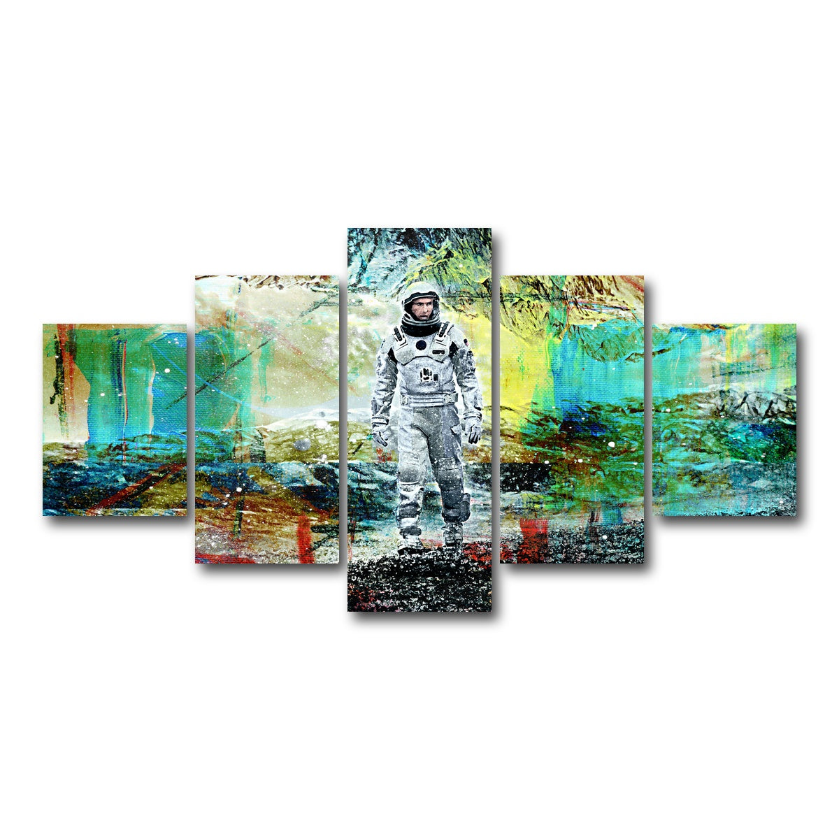 AUTO-MOCKUP WHITE | Cooper Walking | 5 Piece | Gallery Wrap Canvas | group=5_short