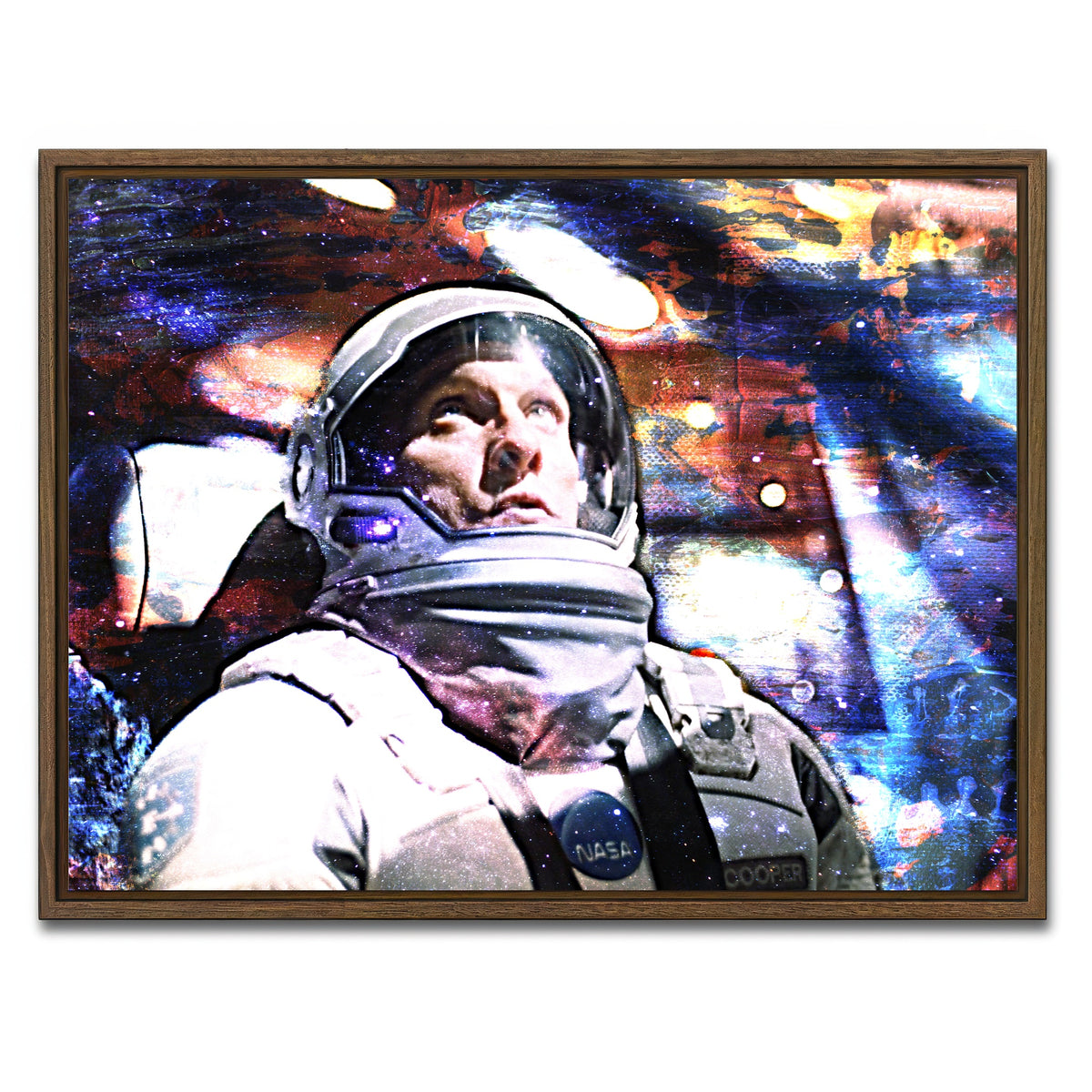 AUTO-MOCKUP WHITE | Cooper | 1 Piece | Walnut Framed Canvas | group=4x3