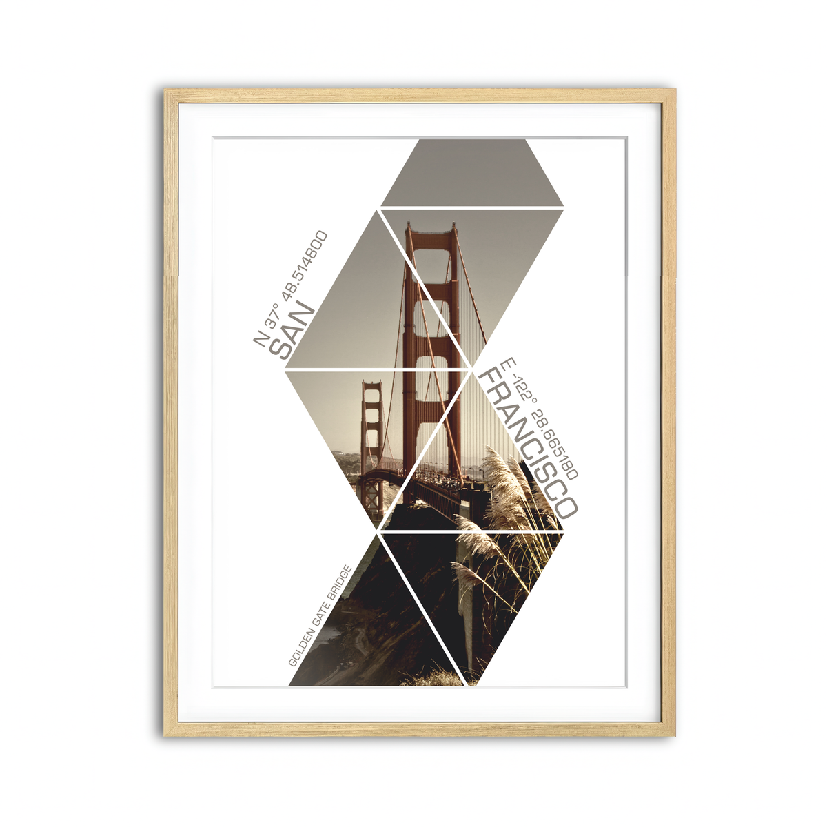 Framed Print 3x4 Natural