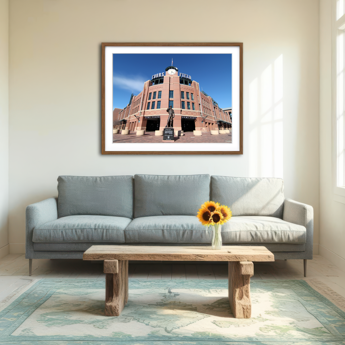 AUTO-MOCKUP ROOM | Coors Field Wall Art