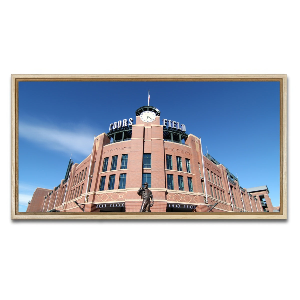 AUTO-MOCKUP WHITE | Coors Field | 1 Piece | Natural Framed Canvas | group=2x1