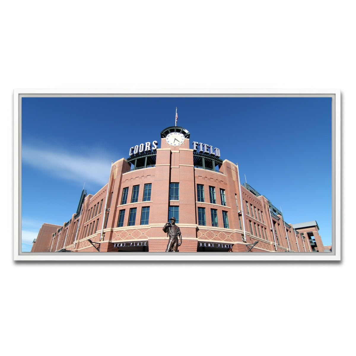 AUTO-MOCKUP WHITE | Coors Field | 1 Piece | White Framed Canvas | group=2x1