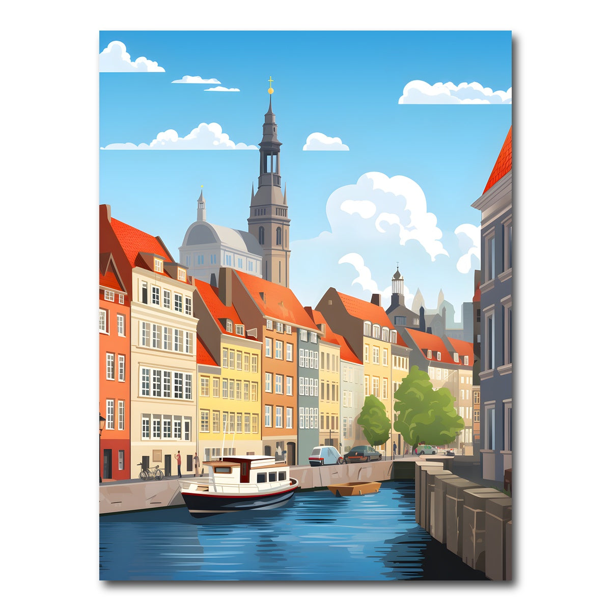 AUTO-MOCKUP WHITE | Copenhagen | 1 Piece | Gallery Wrap Canvas | group=3x4