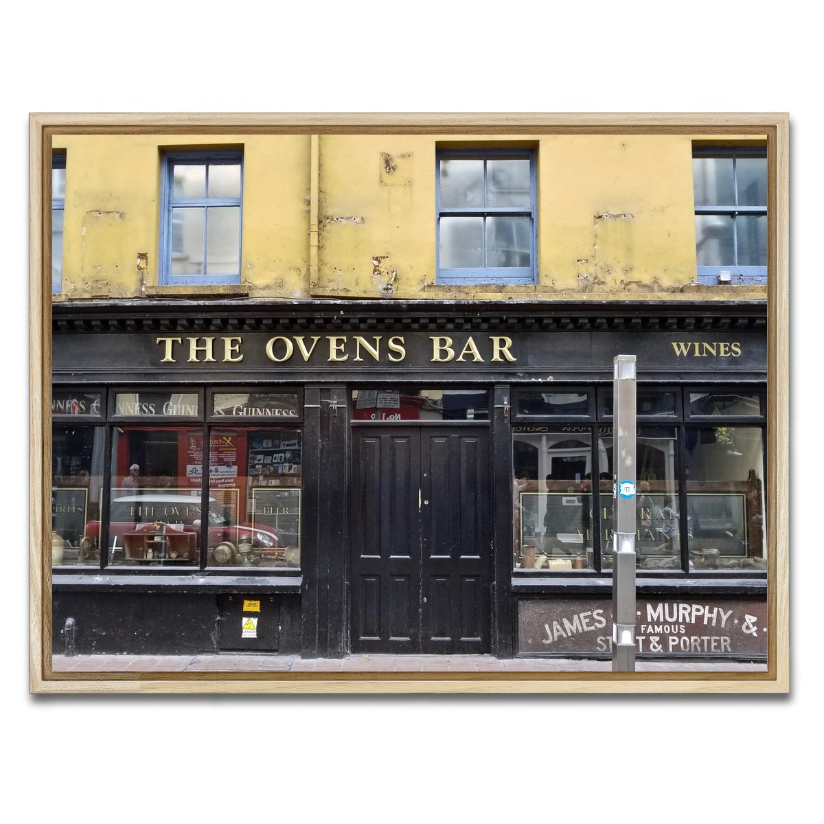 AUTO-MOCKUP WHITE | Cork Ireland Pub | 1 Piece | Natural Framed Canvas | group=4x3
