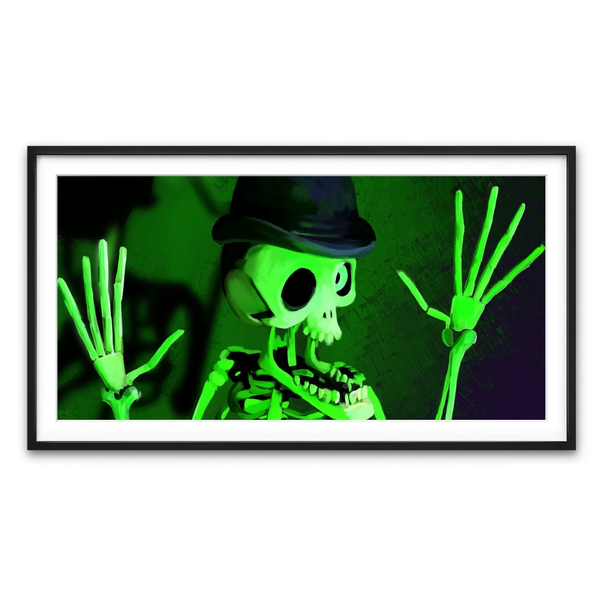 Framed Print 2x1 Black