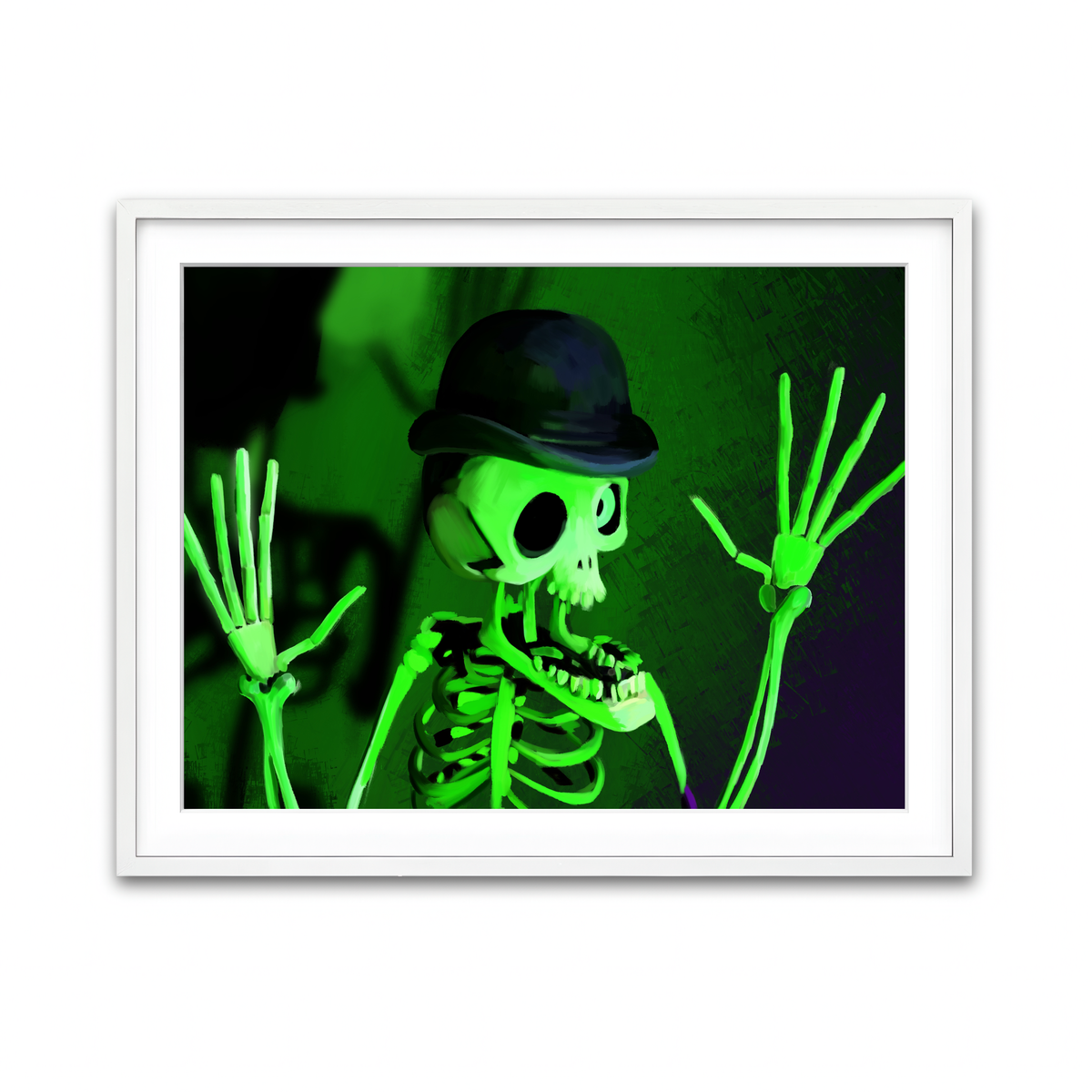 Framed Print 4x3 White