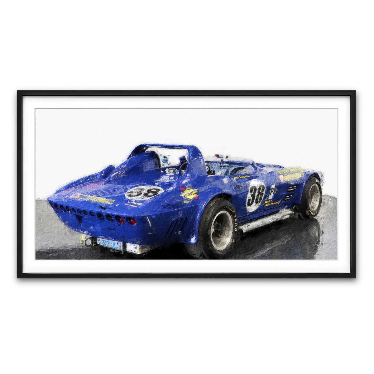 Framed Print 2x1 Black