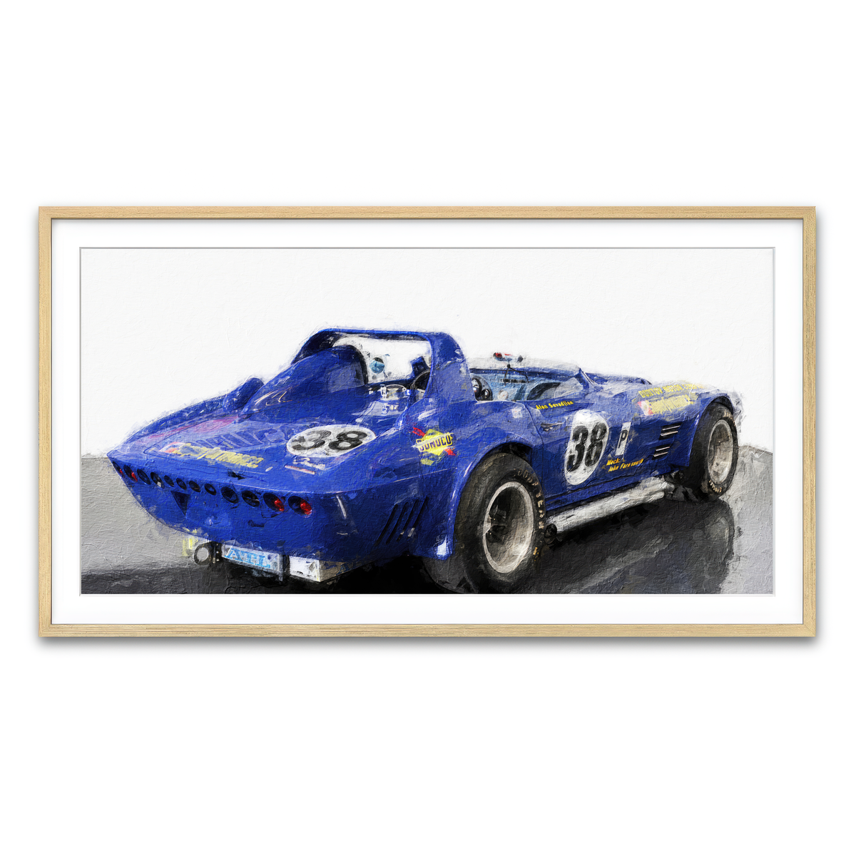 Framed Print 2x1 Natural