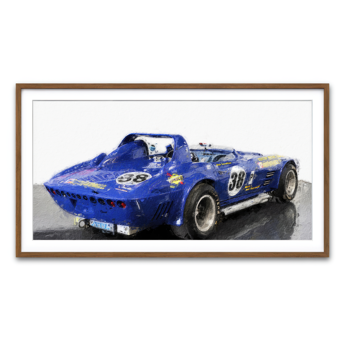 Framed Print 2x1 Walnut