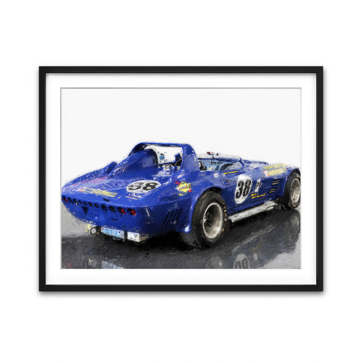 Framed Print 4x3 Black