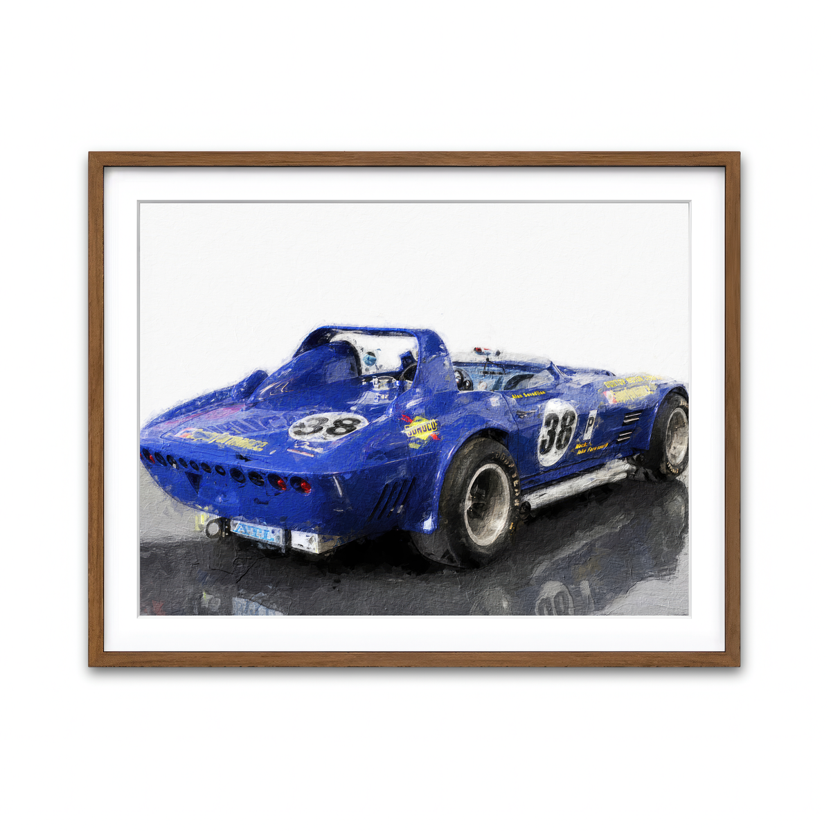 Framed Print 4x3 Walnut