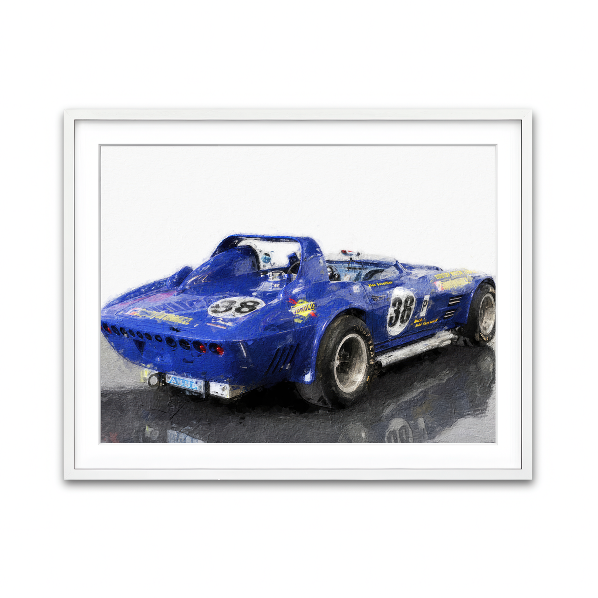 Framed Print 4x3 White