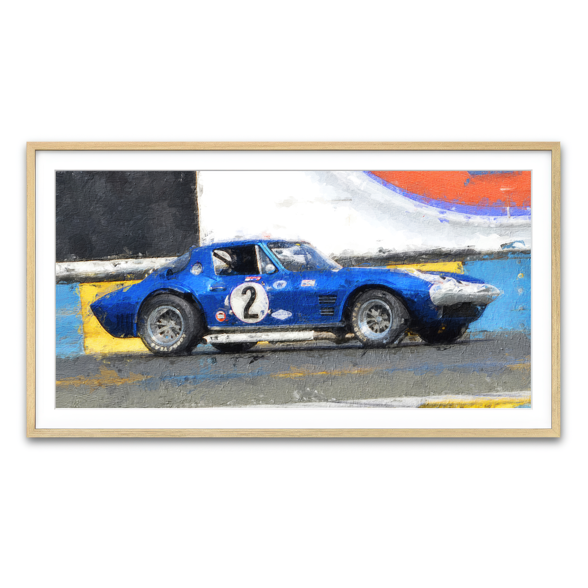 Framed Print 2x1 Natural