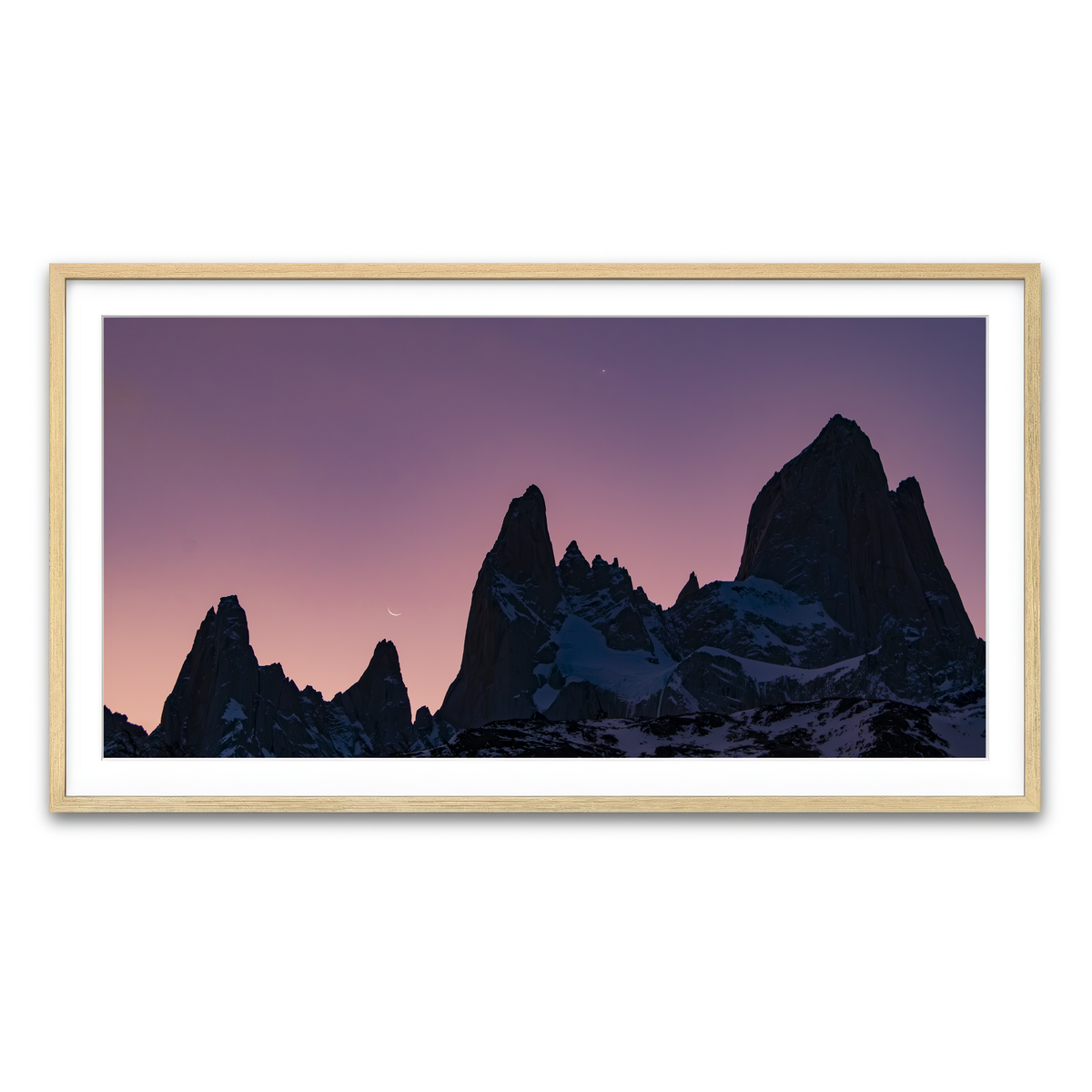 Framed Print 2x1 Natural