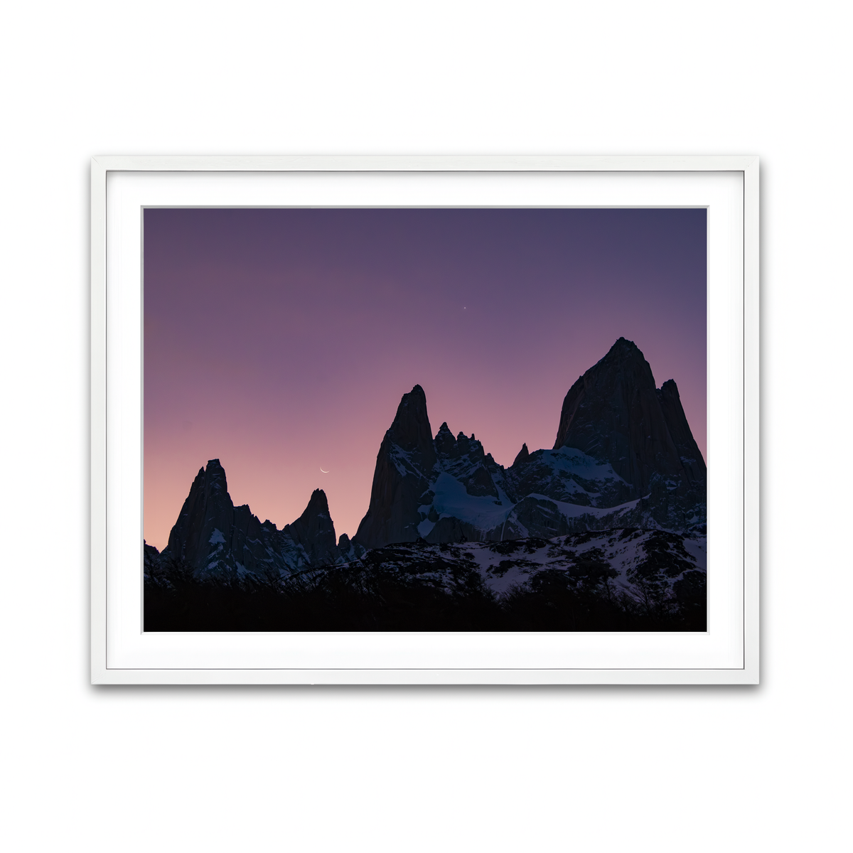 Framed Print 4x3 White