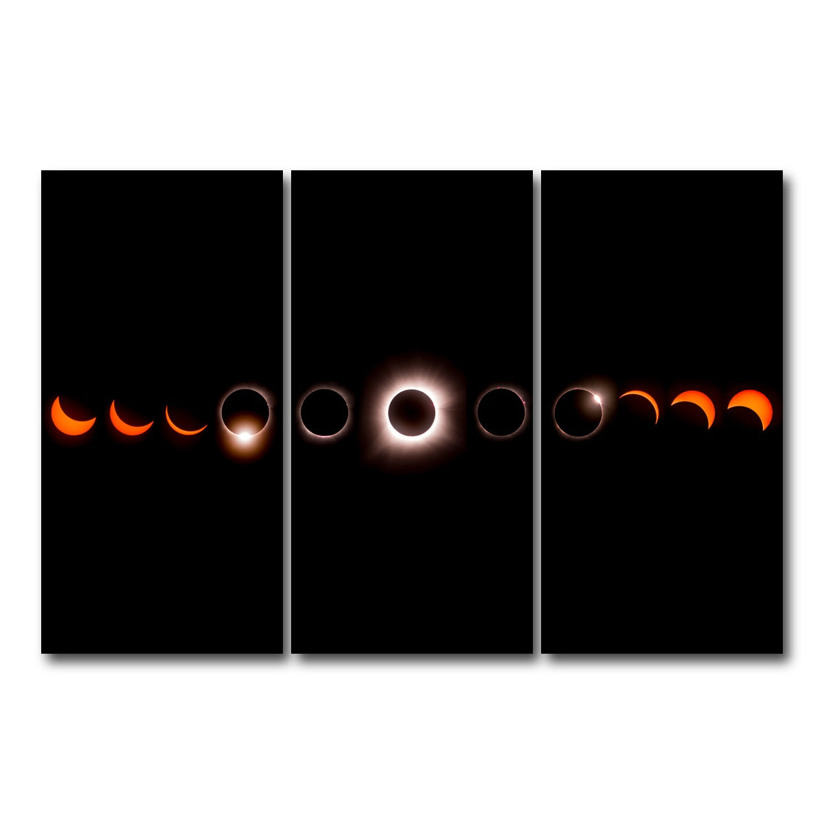 AUTO-MOCKUP WHITE | Cosmic Totality | 3 Piece | Gallery Wrap Canvas | group=12x24