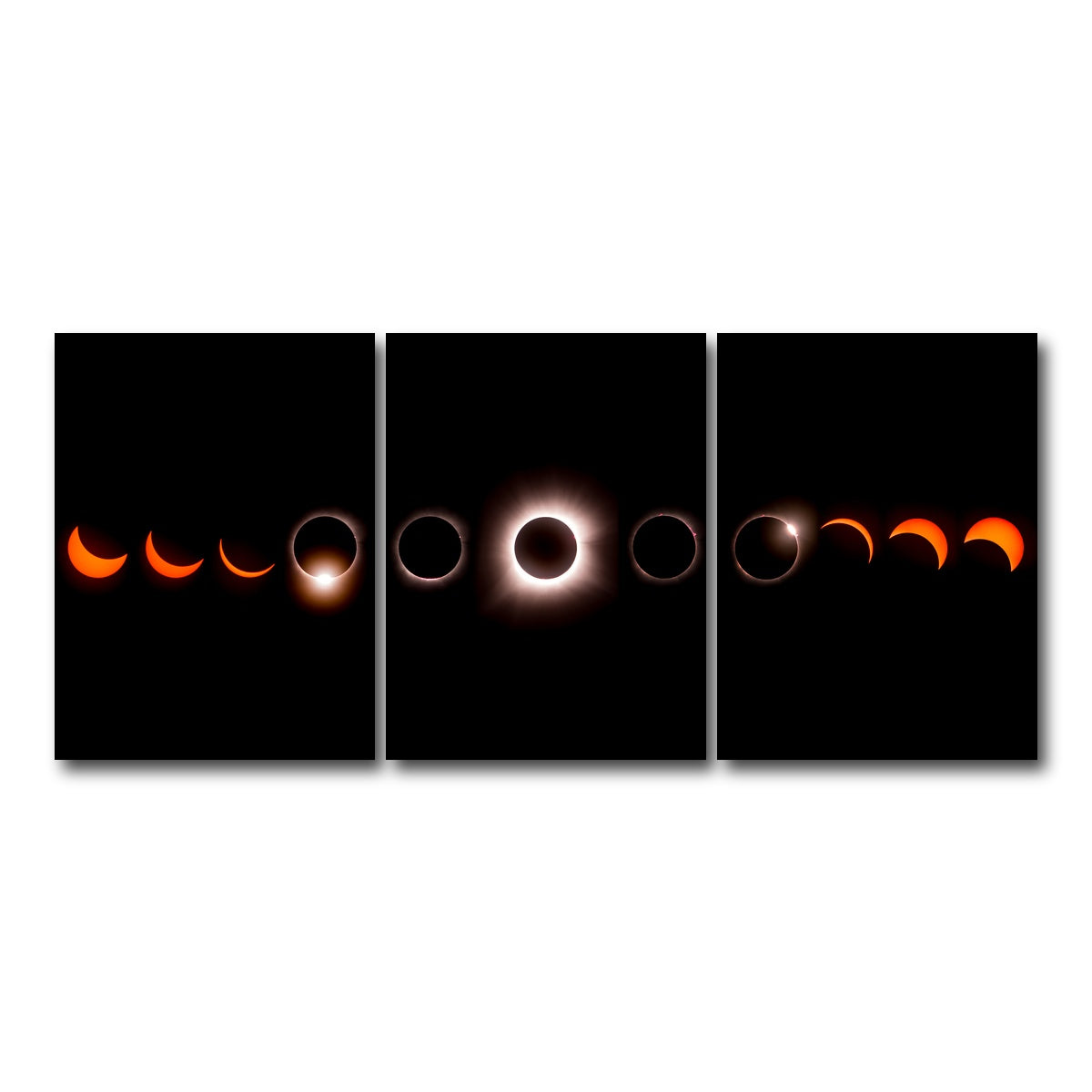 AUTO-MOCKUP WHITE | Cosmic Totality | 3 Piece | Gallery Wrap Canvas | group=18x24