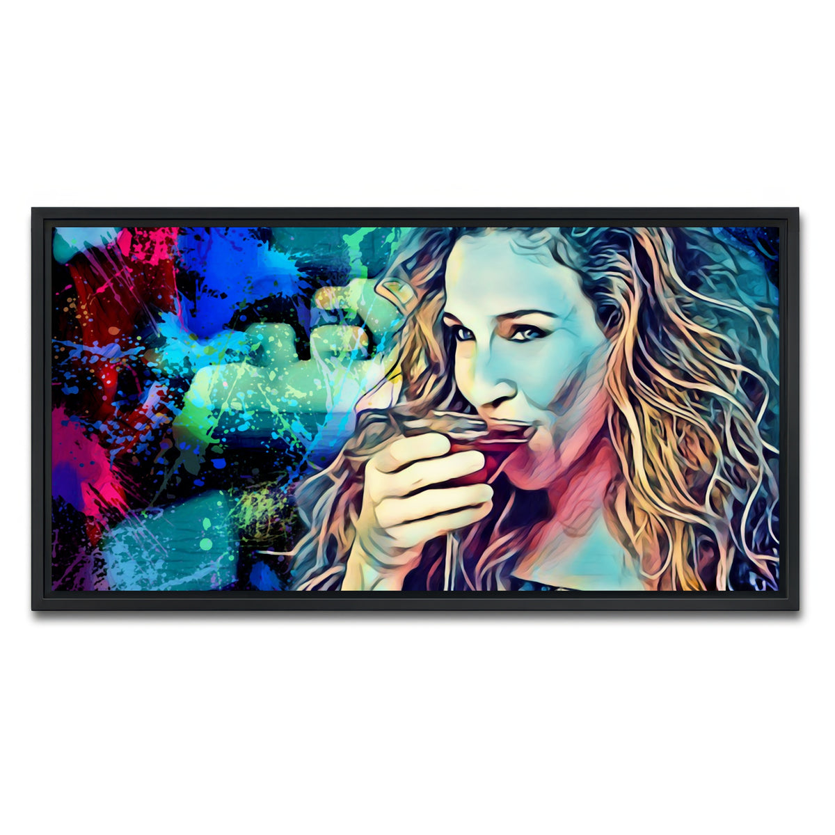 AUTO-MOCKUP WHITE | Cosmo Carrie | 1 Piece | Black Framed Canvas | group=2x1