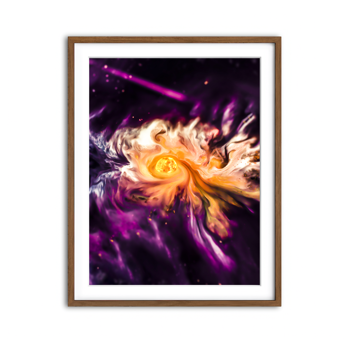 Framed Print 3x4 Walnut