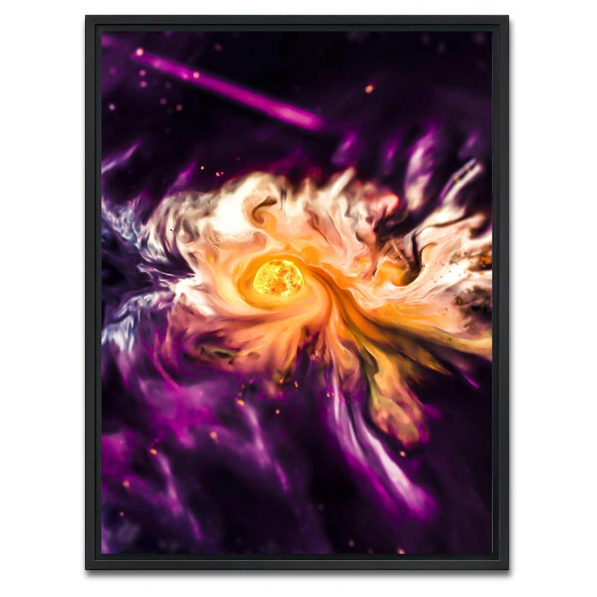 AUTO-MOCKUP WHITE | Cosmos | 1 Piece | Black Framed Canvas | group=3x4