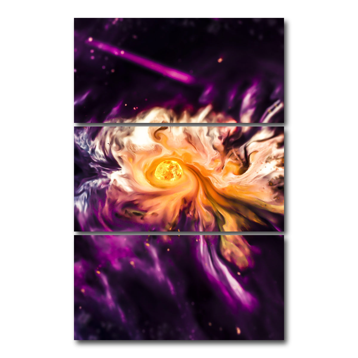 AUTO-MOCKUP WHITE | Cosmos | 3 Piece | Gallery Wrap Canvas | group=12x24_stacked