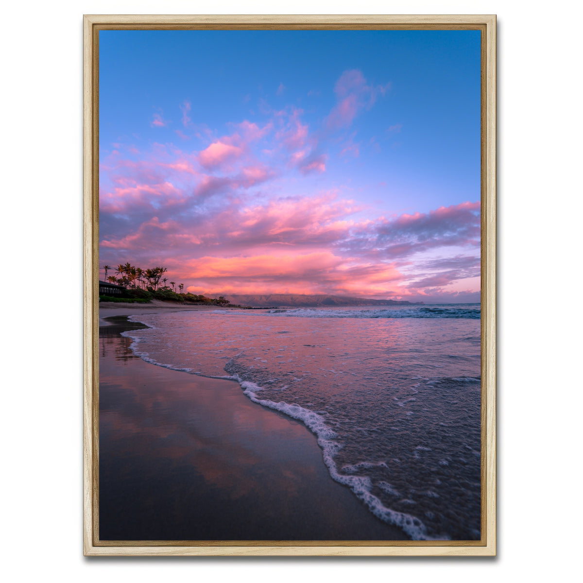 AUTO-MOCKUP WHITE | Cotton Candy Sunrise | 1 Piece | Natural Framed Canvas | group=3x4