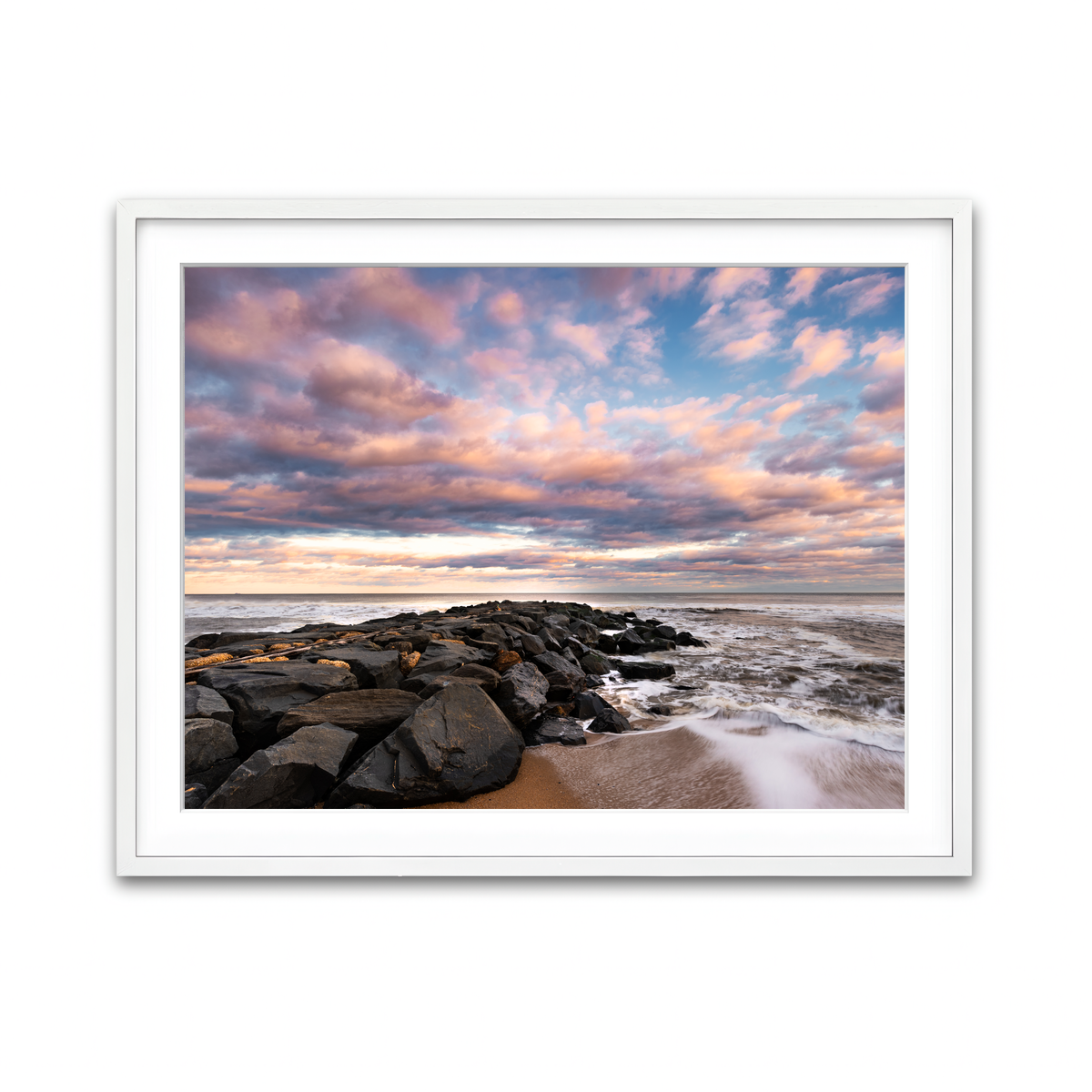 Framed Print 4x3 White